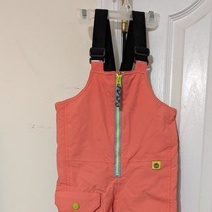 Burton girl's maven snow bib pants 3t